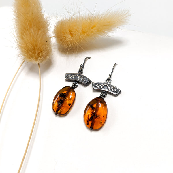 Amber Earrings